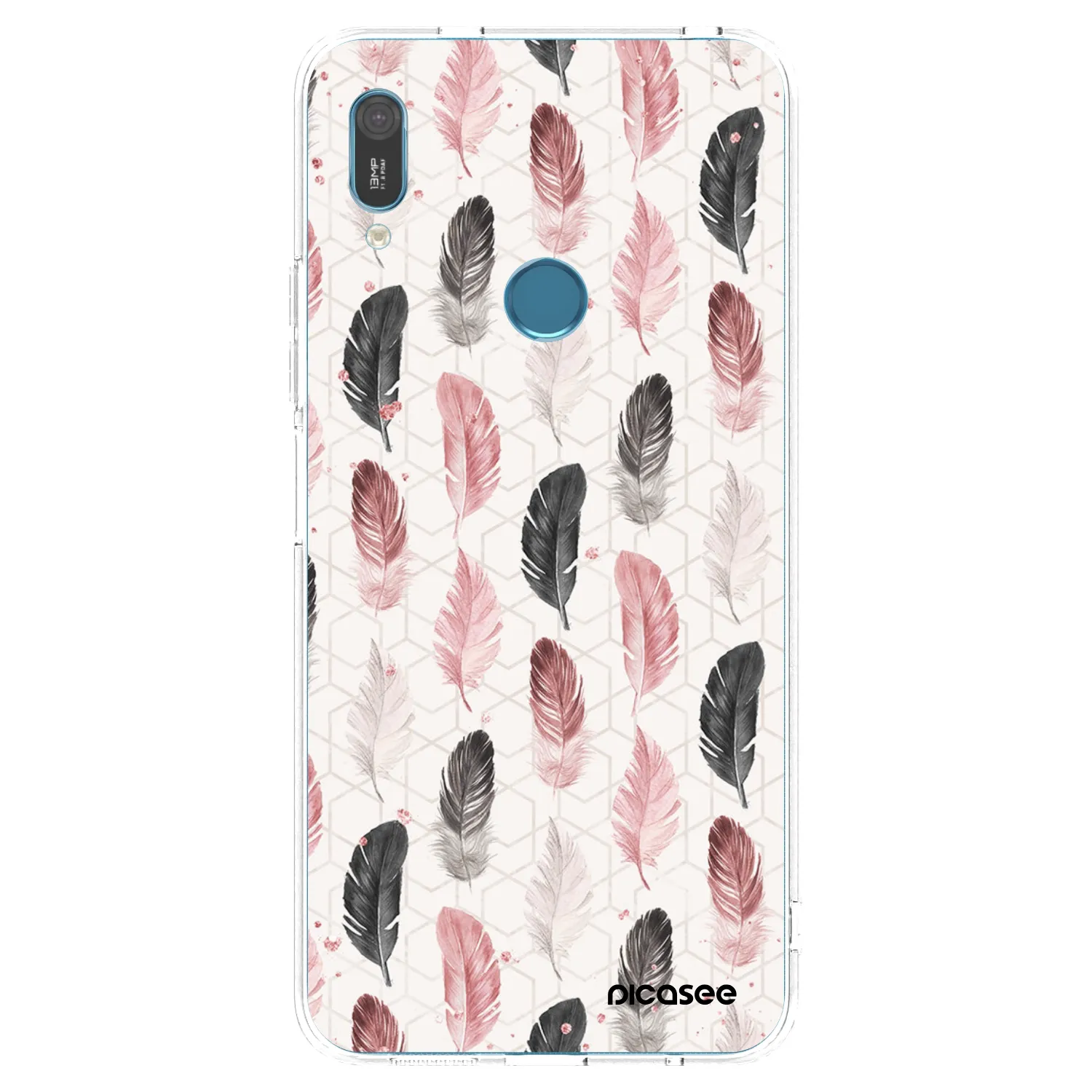 Picasee husă transparentă din silicon pentru Huawei Y6 2019 - Feather 2