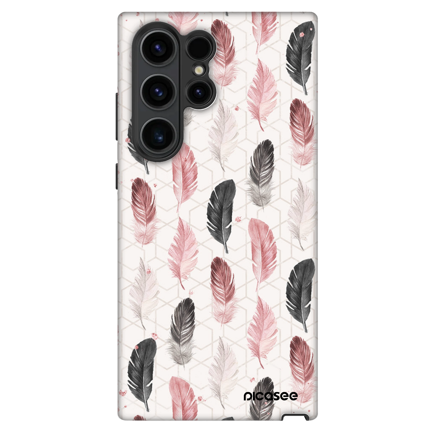 Picasee Fashion Case pentru Samsung Galaxy S22 Ultra 5G - Feather 2