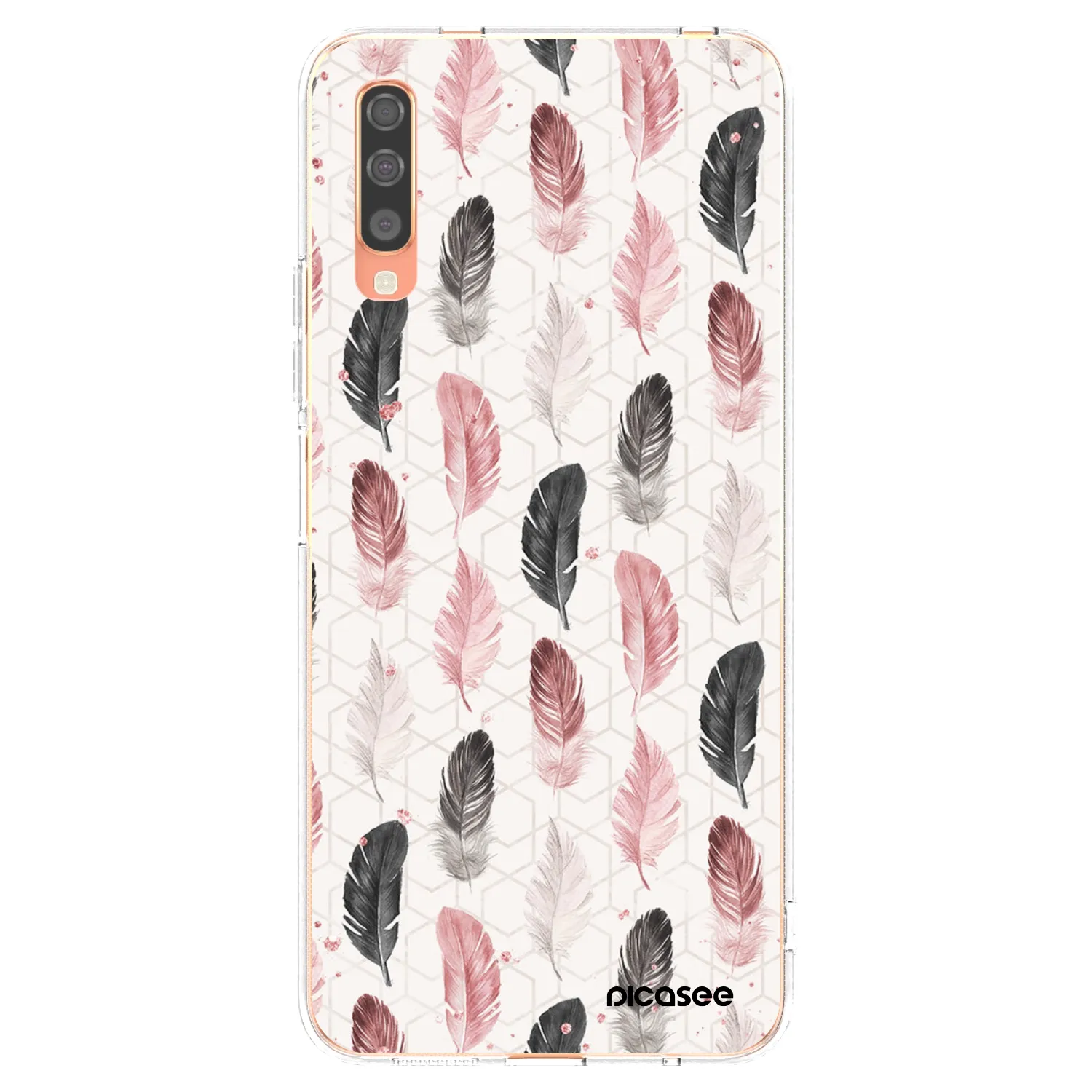 Picasee husă transparentă din silicon pentru Samsung Galaxy A70 A705F - Feather 2