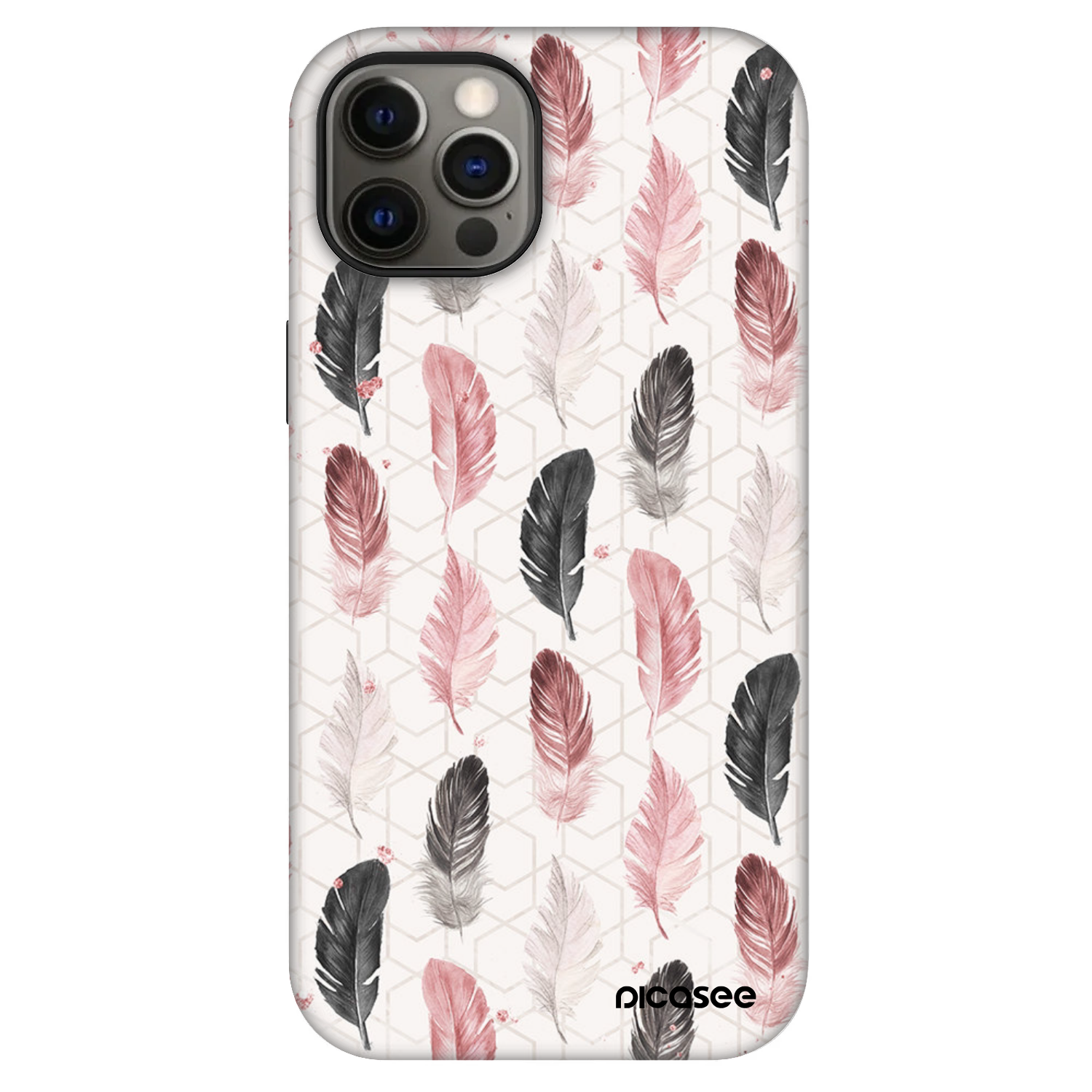 Picasee Fashion Case MagSafe pentru Apple iPhone 12 - Feather 2