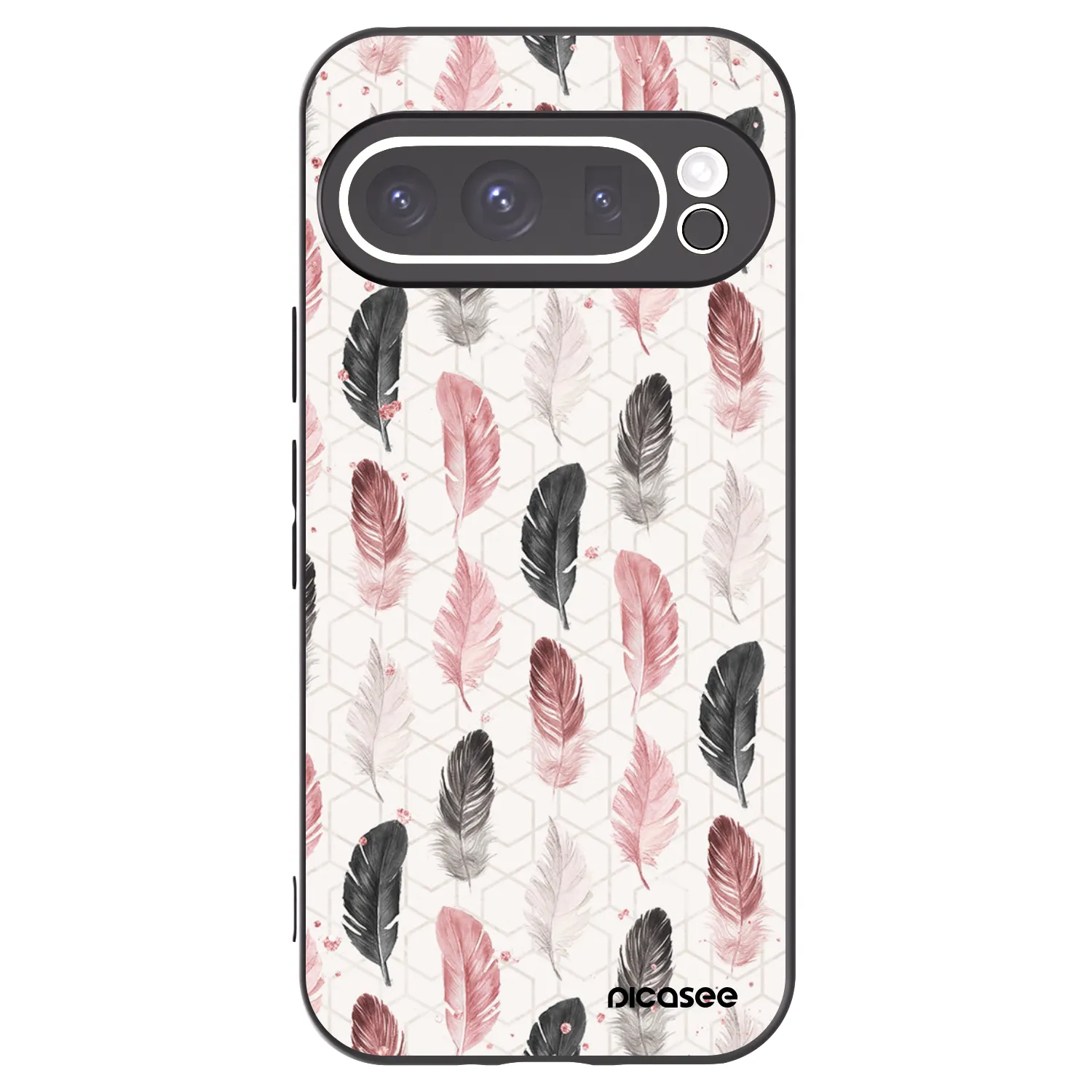 Picasee husă neagră din silicon pentru Google Pixel 9 Pro XL - Feather 2