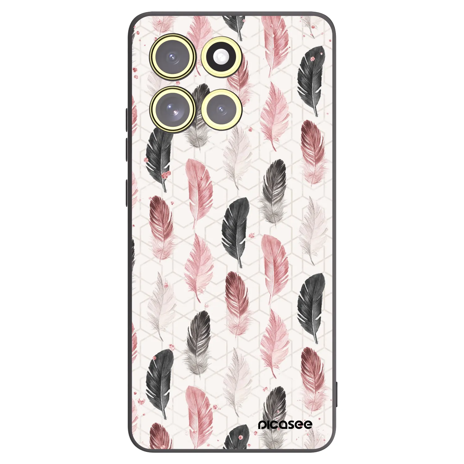 Picasee husă neagră din silicon pentru Motorola Moto G86 5G - Feather 2