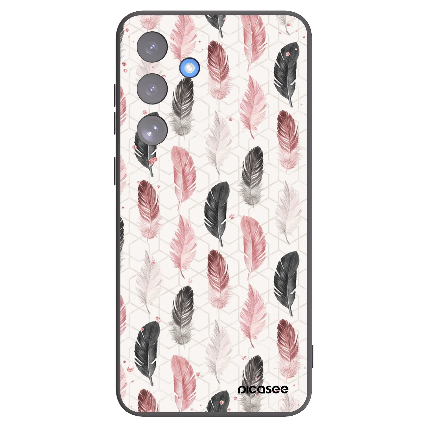 Picasee husă neagră din silicon pentru Samsung Galaxy S25 FE 5G - Feather 2