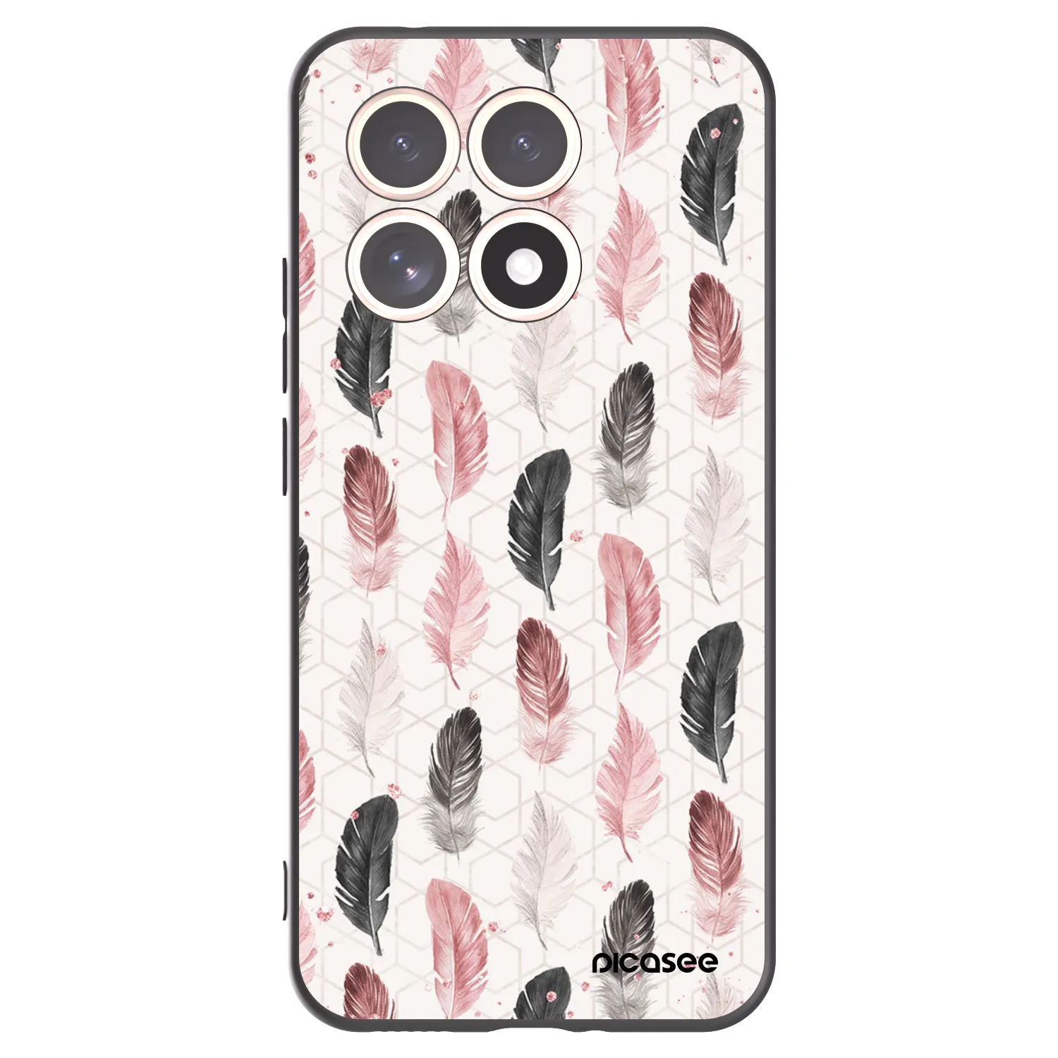 Picasee husă neagră din silicon pentru Xiaomi 15T - Feather 2