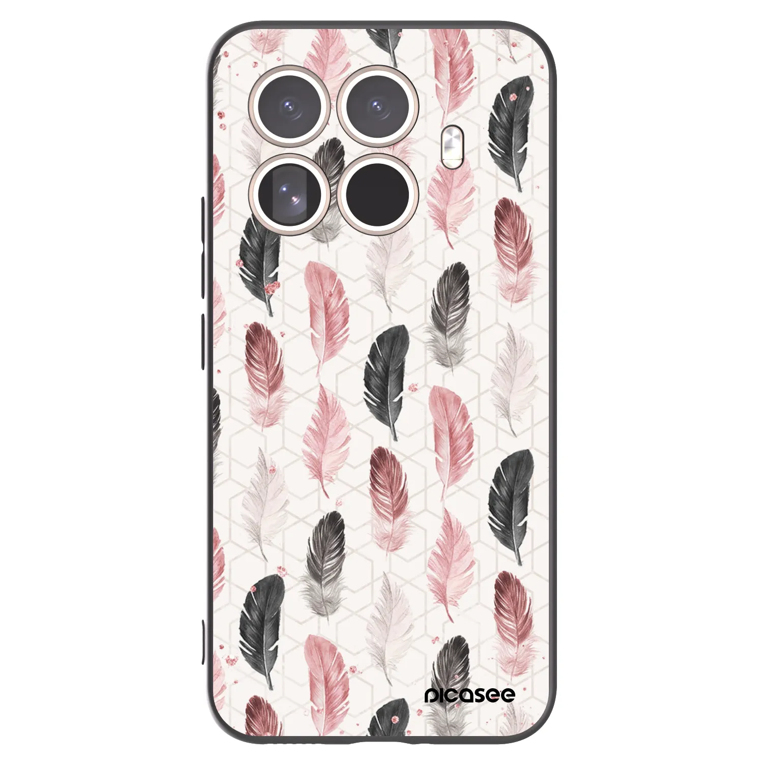 Picasee husă neagră din silicon pentru Xiaomi 15T Pro - Feather 2