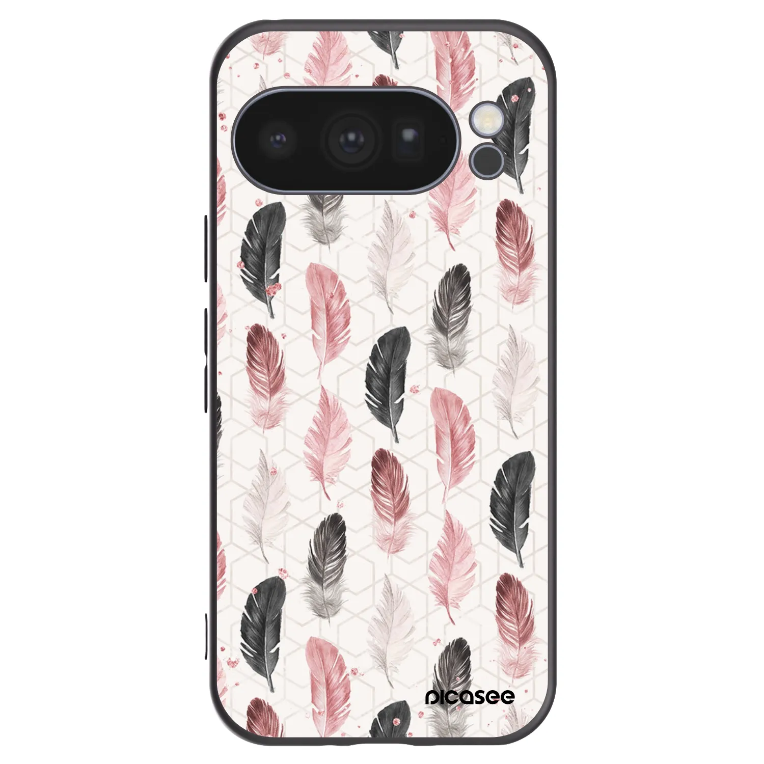 Picasee husă neagră din silicon pentru Google Pixel 10 Pro - Feather 2
