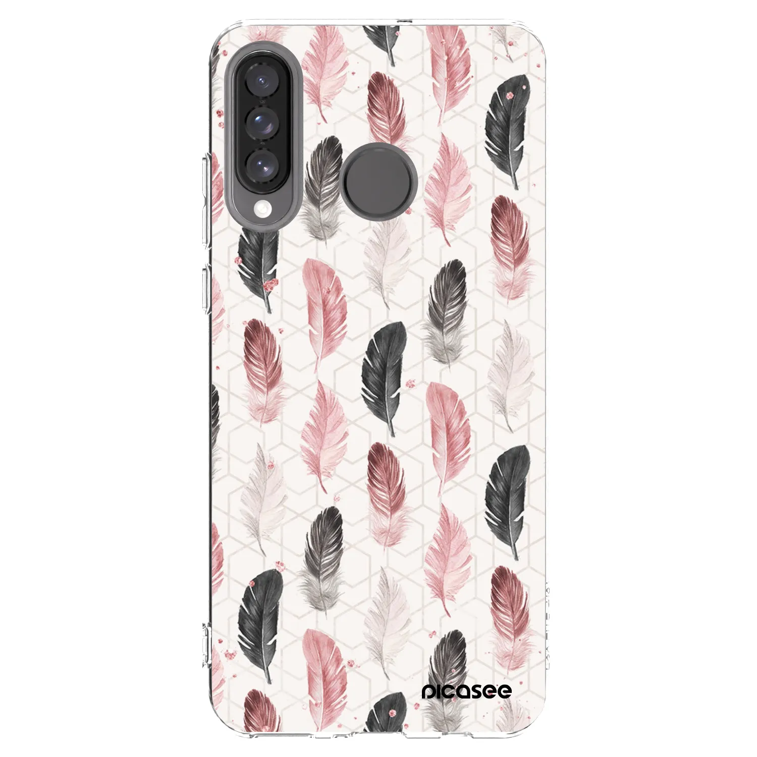 Picasee husă transparentă din silicon pentru Huawei P30 Lite - Feather 2