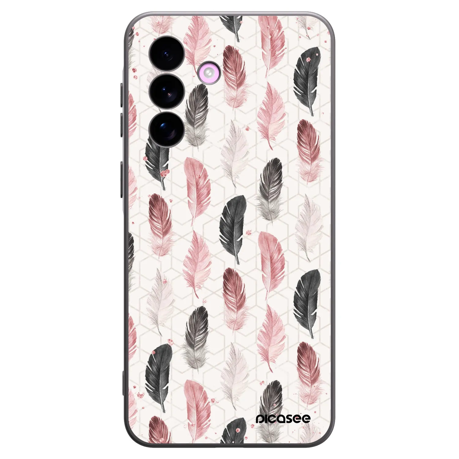 Picasee husă neagră din silicon pentru Samsung Galaxy A57 5G - Feather 2