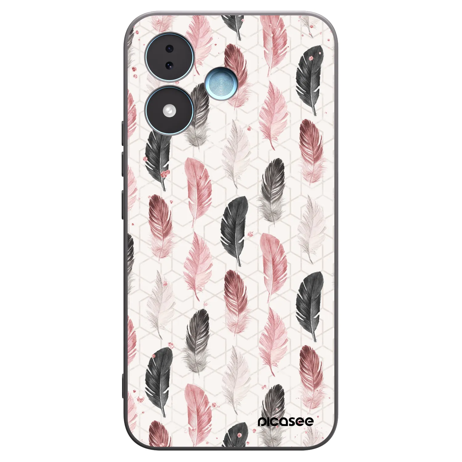Picasee husă neagră din silicon pentru Xiaomi Redmi Note 17 5G - Feather 2