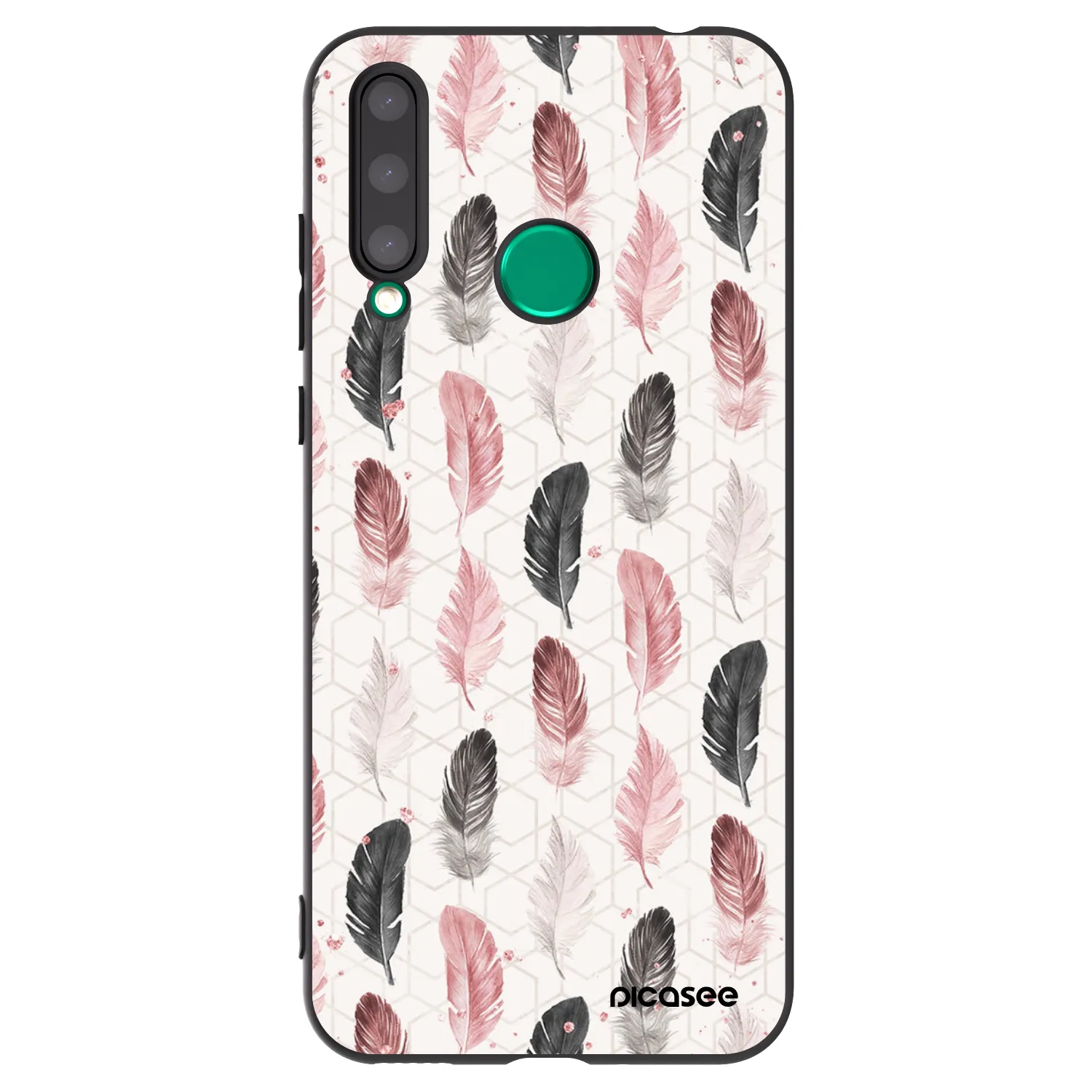 Picasee husă neagră din silicon pentru Honor 20 Lite - Feather 2
