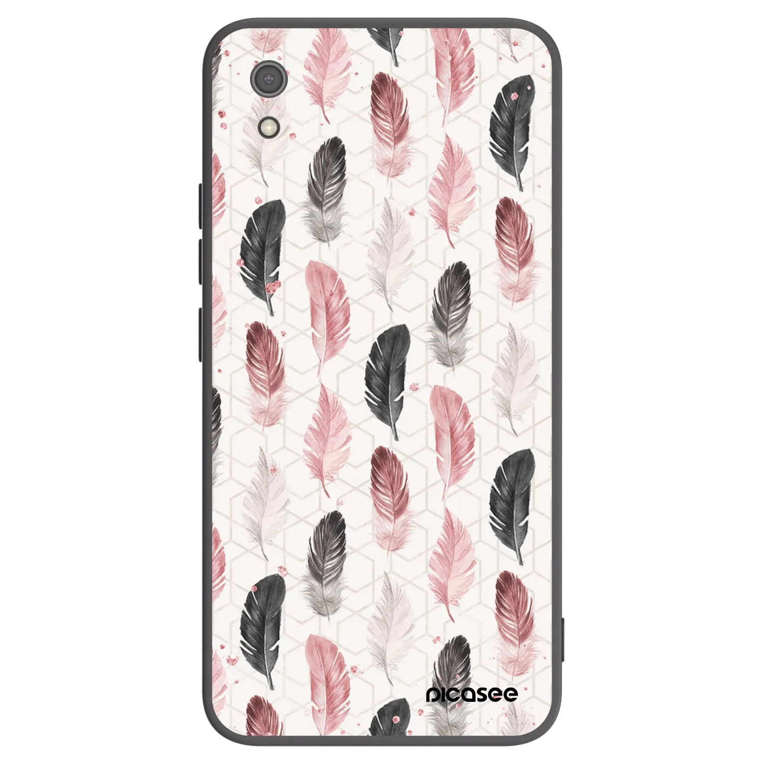 Picasee husă neagră din silicon pentru Xiaomi Redmi 7A - Feather 2