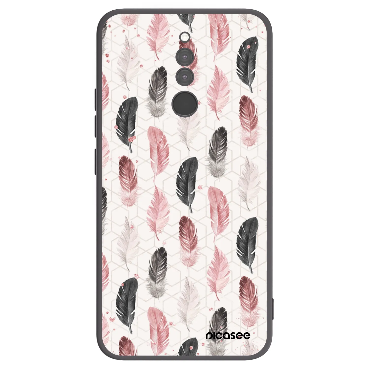 Picasee husă neagră din silicon pentru Xiaomi Redmi 8 - Feather 2