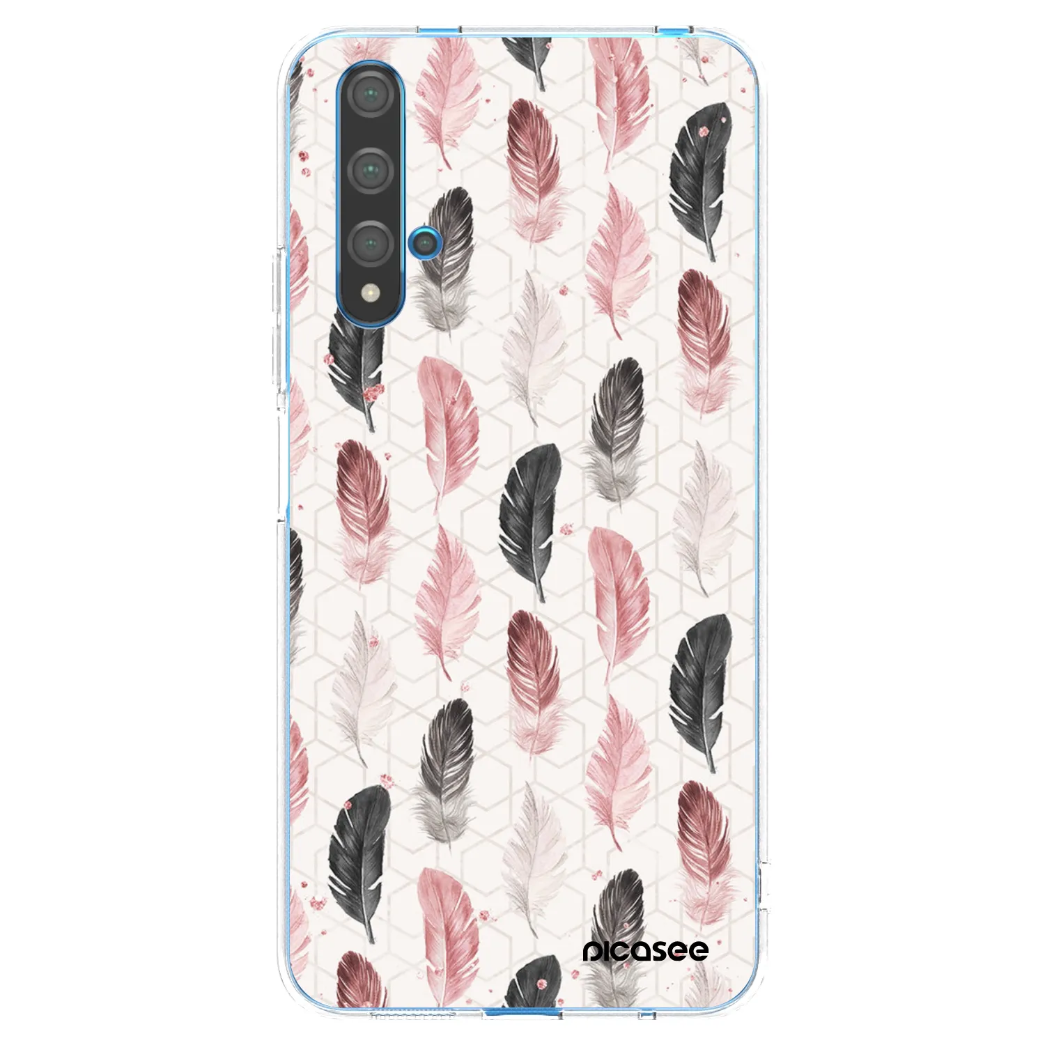 Picasee husă transparentă din silicon pentru Huawei Nova 5T - Feather 2