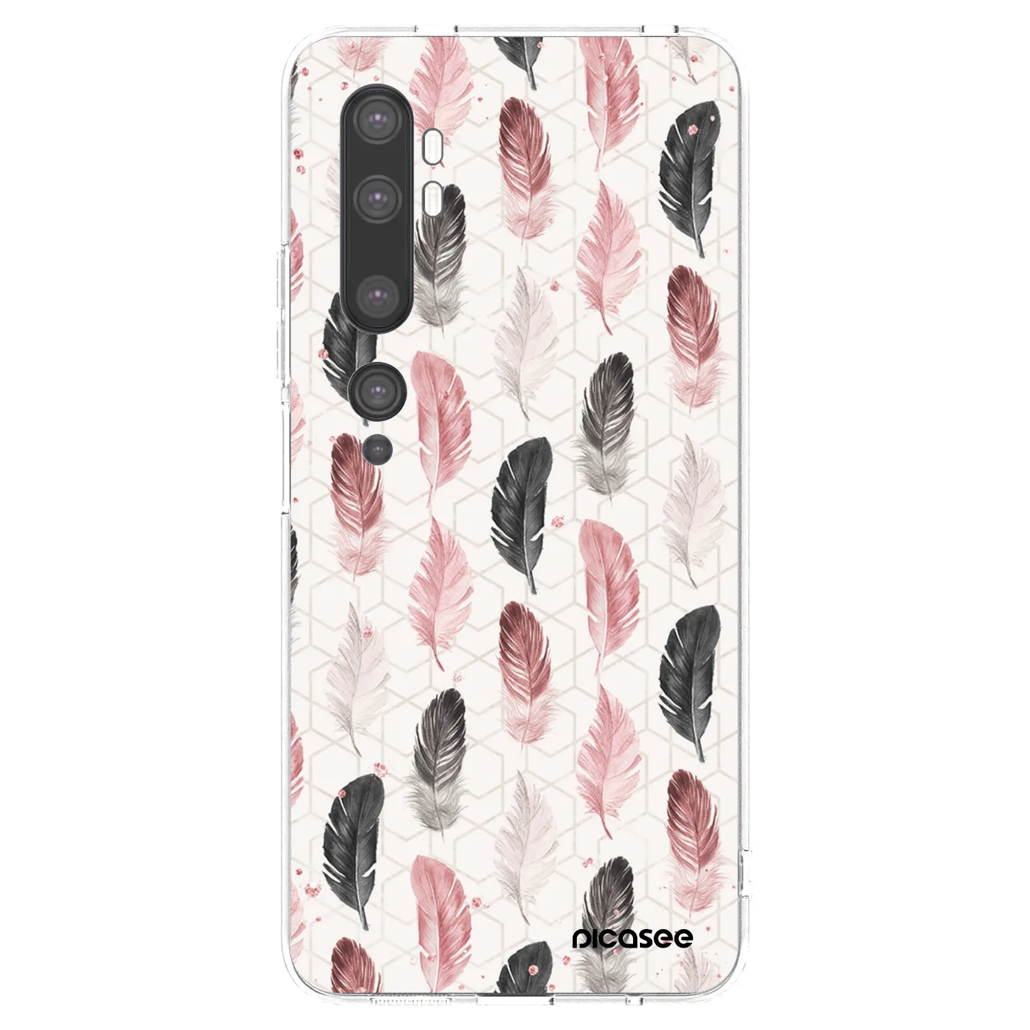 Picasee husă transparentă din silicon pentru Xiaomi Mi Note 10 (Pro) - Feather 2
