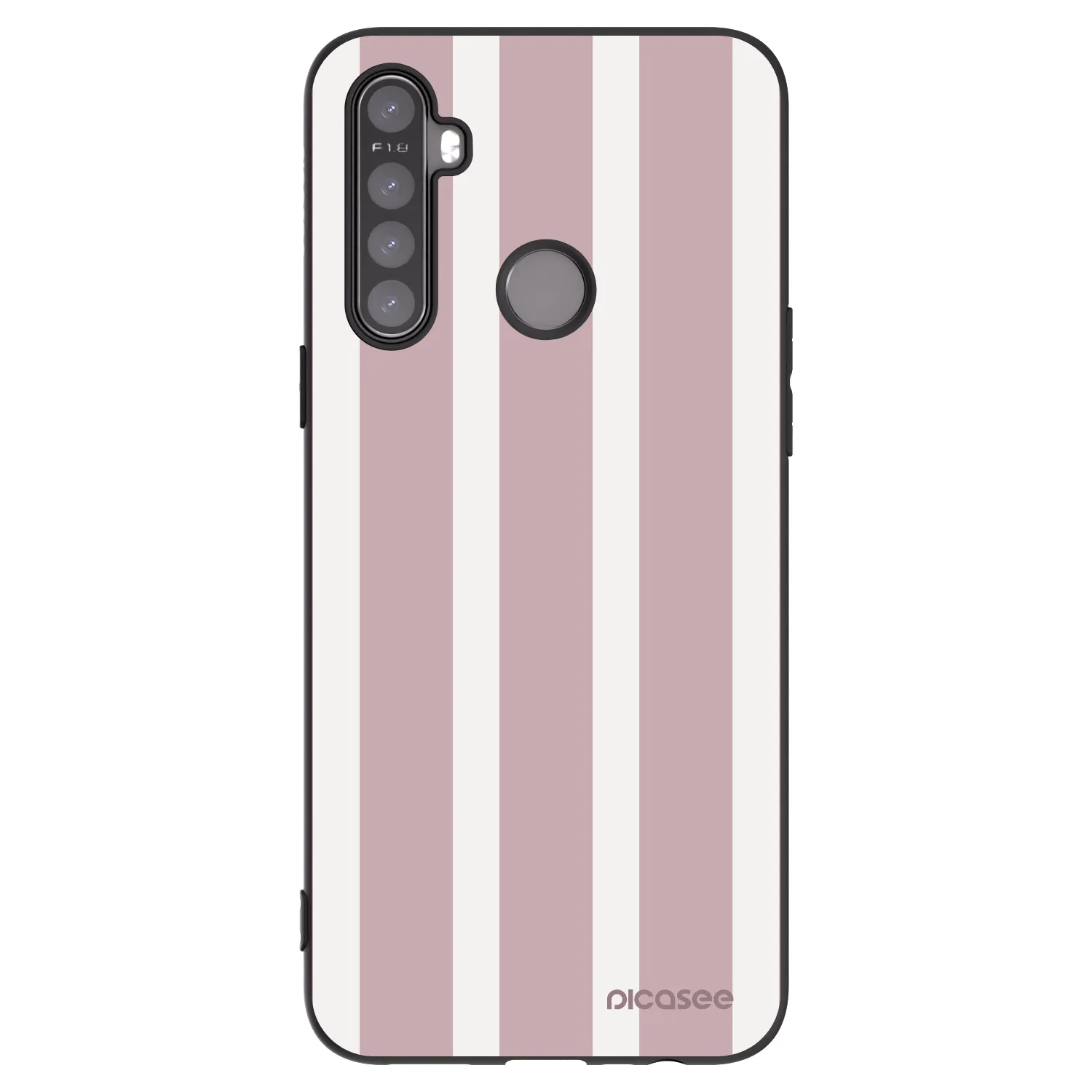 Picasee husă neagră din silicon pentru Realme 5 - Velvet sun