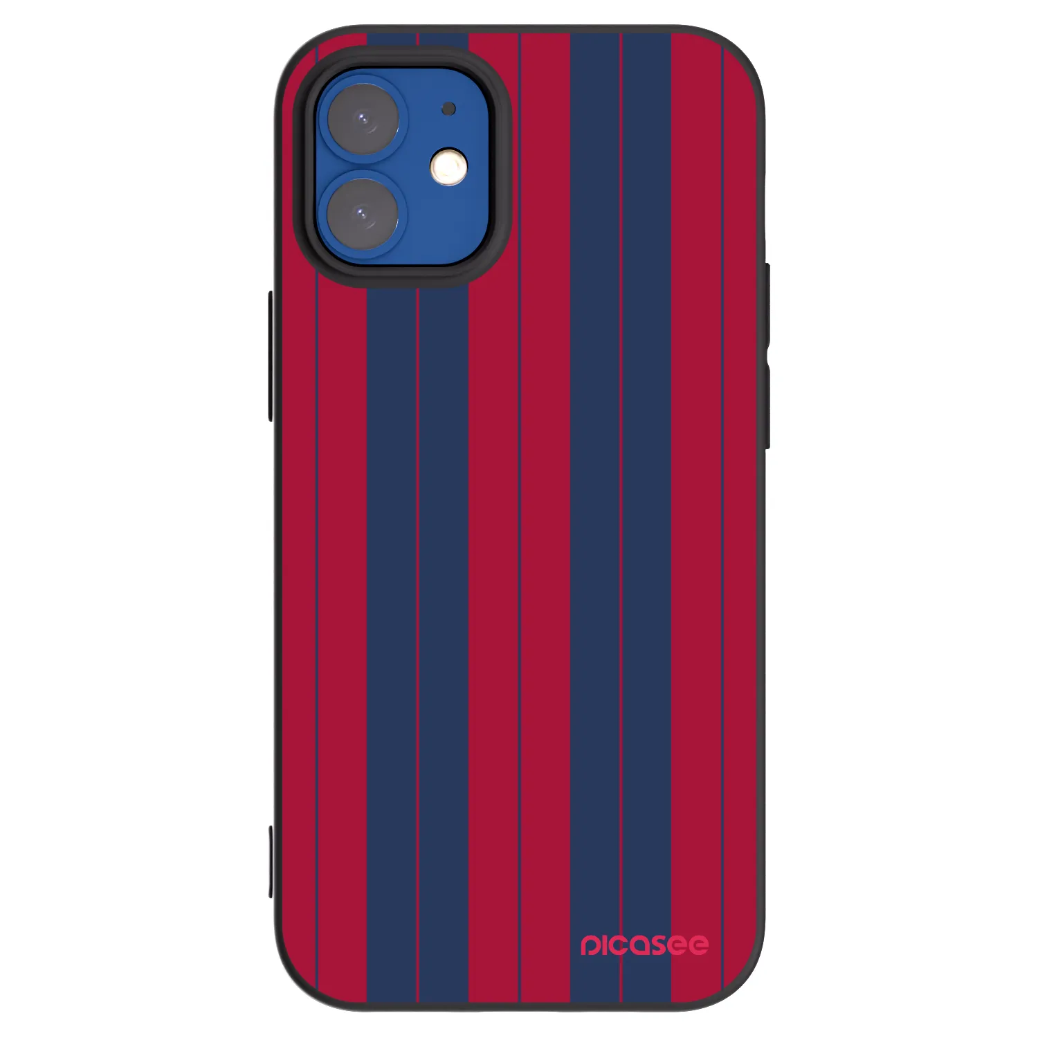 Picasee husă neagră din silicon pentru Apple iPhone 12 mini - Yacht club
