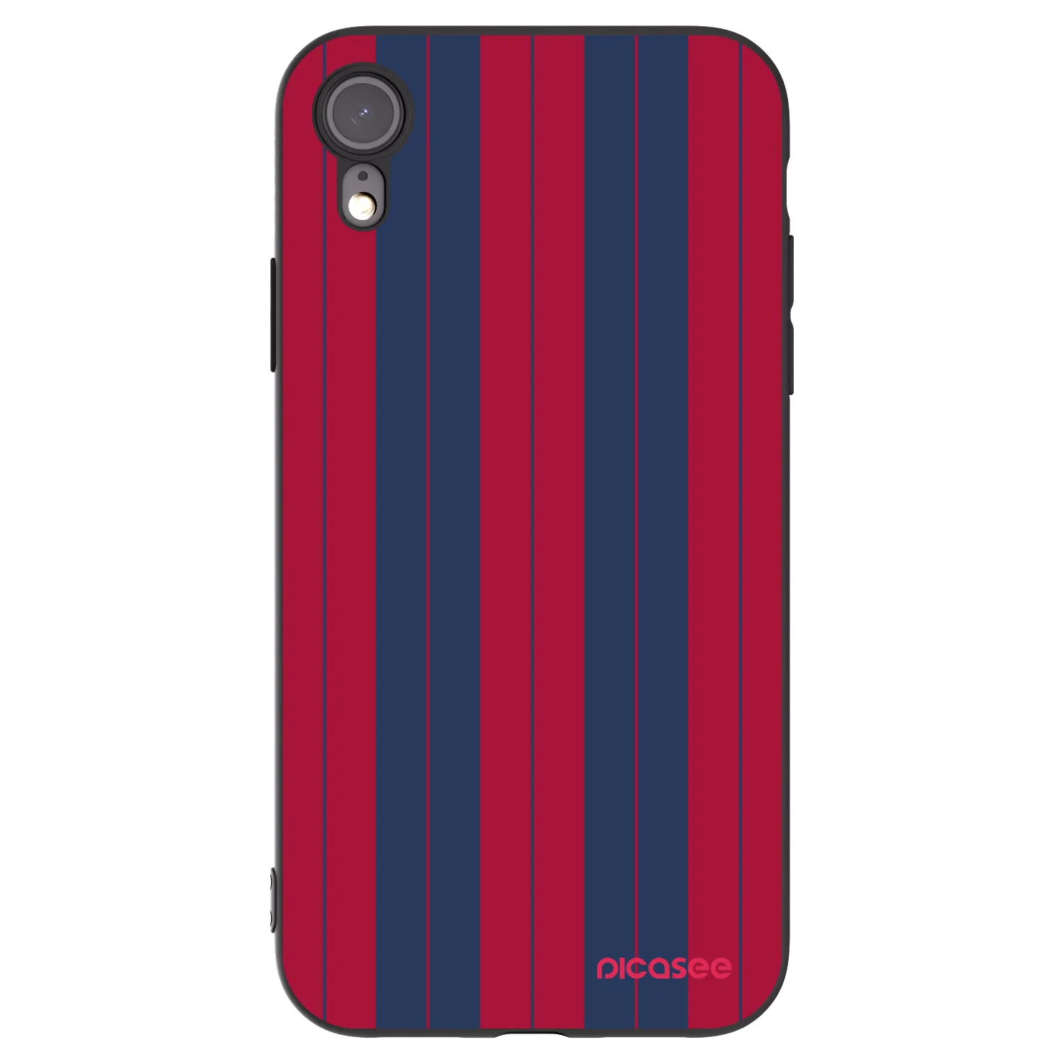 Picasee husă neagră din silicon pentru Apple iPhone XR - Yacht club