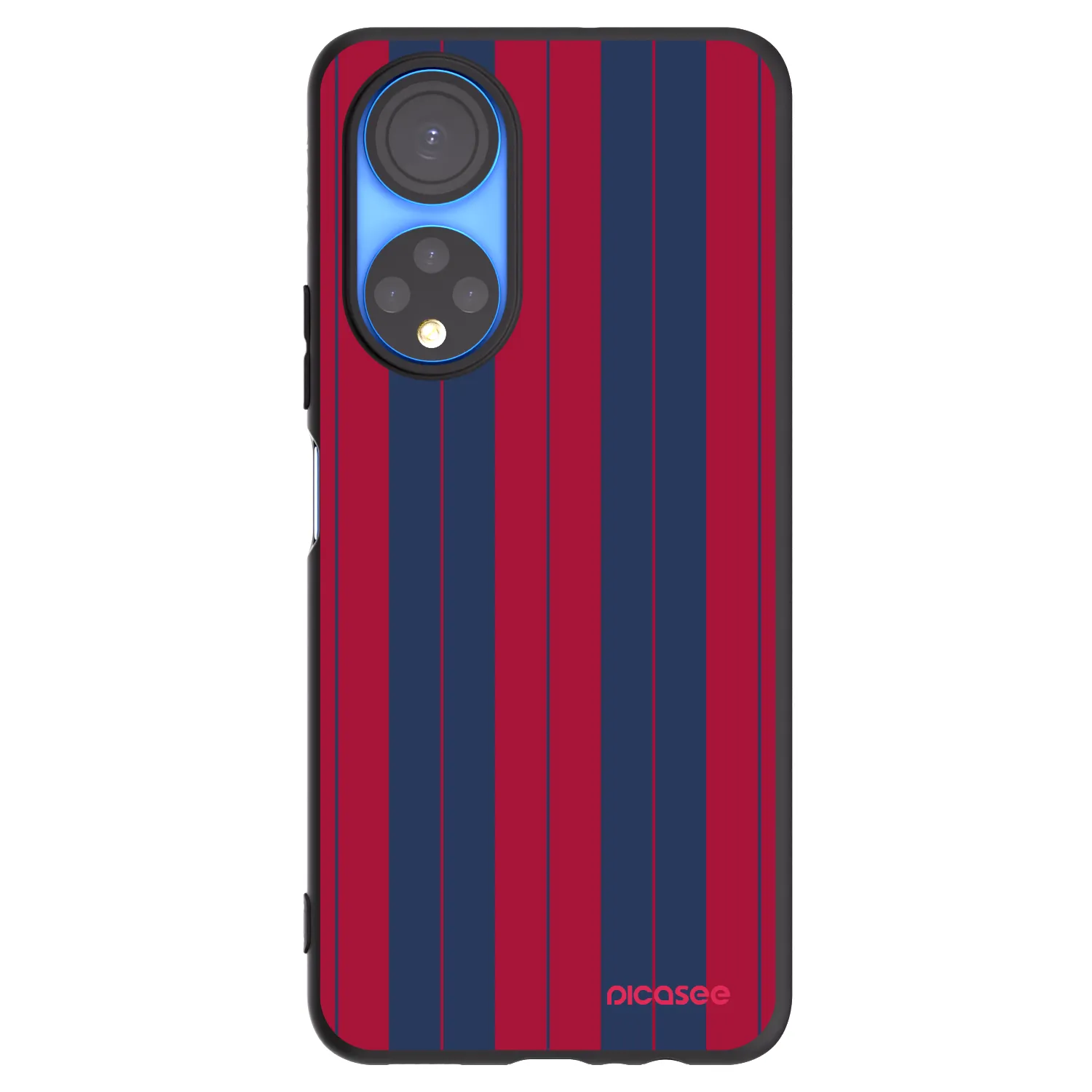 Picasee husă neagră din silicon pentru Honor X7 - Yacht club