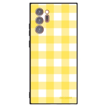 Picasee husă neagră din silicon pentru Samsung Galaxy Note 20 Ultra - Gride lemon