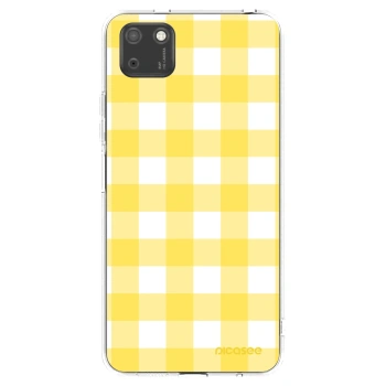 Picasee husă transparentă din silicon pentru Huawei Y5P - Gride lemon