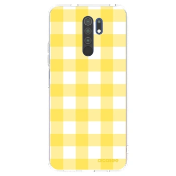 Picasee husă transparentă din silicon pentru Xiaomi Redmi 9 - Gride lemon