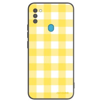 Husă pentru Samsung Galaxy M11 - Gride lemon