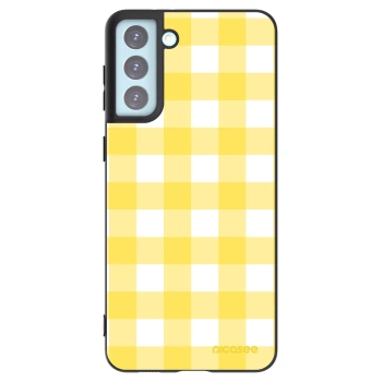 Picasee husă neagră din silicon pentru Samsung Galaxy S21+ 5G G996F - Gride lemon