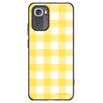 Picasee husă neagră din silicon pentru Xiaomi Redmi Note 10 - Gride lemon