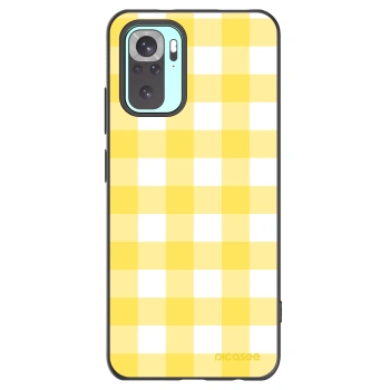 Picasee husă neagră din silicon pentru Xiaomi Redmi Note 10 Pro - Gride lemon