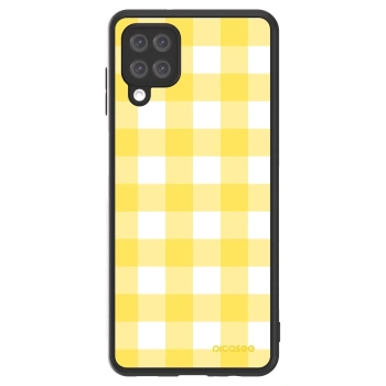Picasee ULTIMATE CASE pentru Samsung Galaxy A12 A125F - Gride lemon