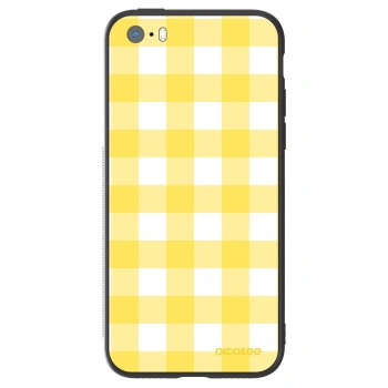 Husă pentru Apple iPhone 5/5S/SE - Gride lemon