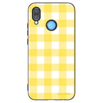 Picasee husă neagră din silicon pentru Huawei P20 Lite - Gride lemon