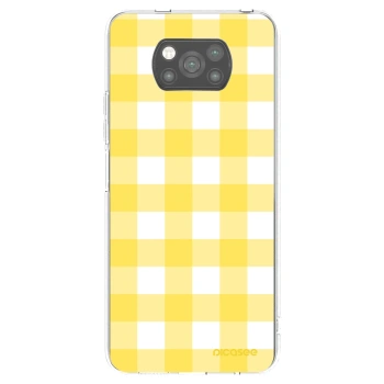 Picasee husă neagră din silicon pentru Xiaomi Poco X3 Pro - Gride lemon
