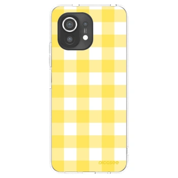 Picasee husă transparentă din silicon pentru Xiaomi Mi 11 - Gride lemon