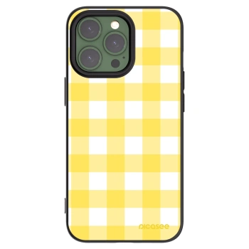 Picasee husă neagră din silicon pentru Apple iPhone 13 Pro - Gride lemon