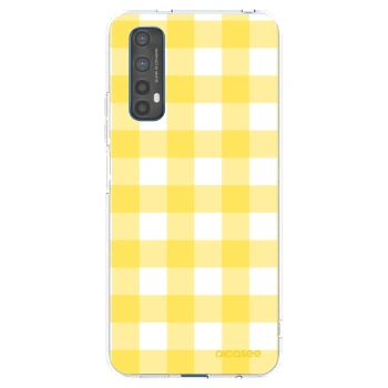 Picasee husă transparentă din silicon pentru Realme 7 - Gride lemon