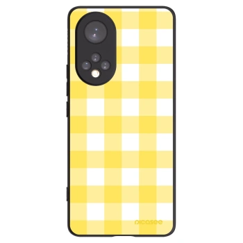Picasee husă neagră din silicon pentru Honor 50 5G - Gride lemon