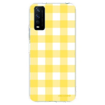 Picasee husă transparentă din silicon pentru Vivo Y11s - Gride lemon