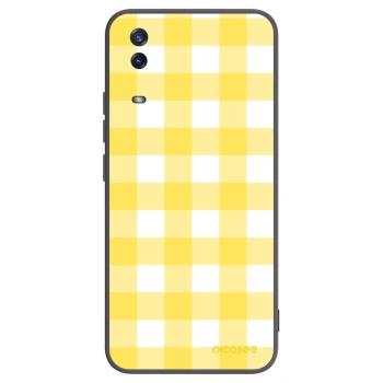 Picasee husă neagră din silicon pentru Vivo Y11s - Gride lemon