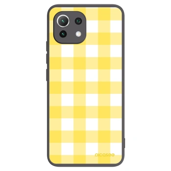 Picasee husă neagră din silicon pentru Xiaomi 11 Lite 5G NE - Gride lemon
