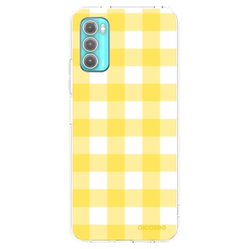 Picasee husă transparentă din silicon pentru Motorola Moto G60 - Gride lemon
