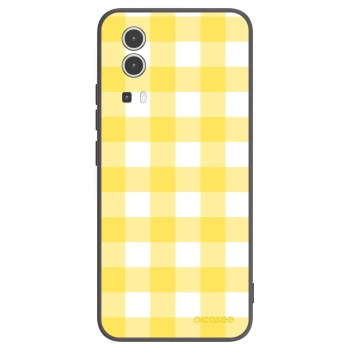 Picasee husă neagră din silicon pentru Vivo Y72 5G - Gride lemon