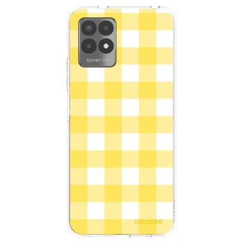Picasee husă transparentă din silicon pentru Realme 8i - Gride lemon