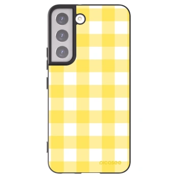 Picasee husă neagră din silicon pentru Samsung Galaxy S22 5G - Gride lemon