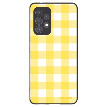 Picasee husă neagră din silicon pentru Samsung Galaxy A53 5G A536 - Gride lemon