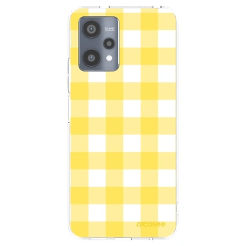 Picasee husă transparentă din silicon pentru Realme 9 Pro 5G - Gride lemon
