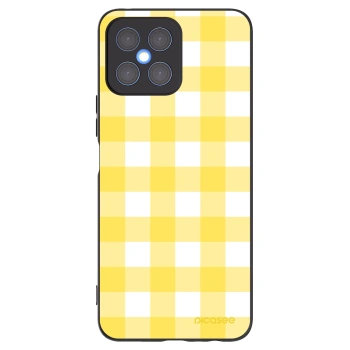 Picasee husă neagră din silicon pentru Honor X8 4G - Gride lemon