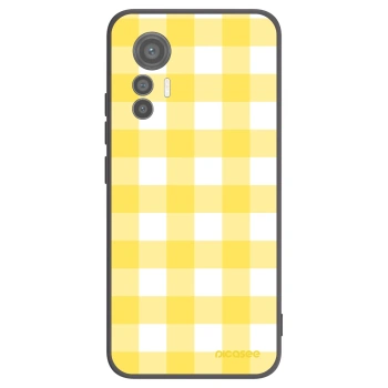 Picasee husă neagră din silicon pentru Xiaomi 12 Lite - Gride lemon