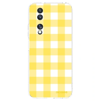 Picasee husă transparentă din silicon pentru Honor 70 - Gride lemon