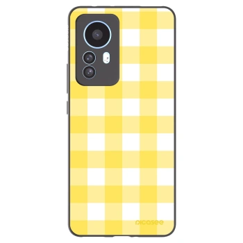 Picasee husă neagră din silicon pentru Xiaomi 12T Pro - Gride lemon